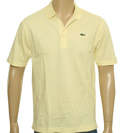 Lacoste Pastel Yellow Pique Polo Shirt
