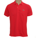 Lacoste Post Box Red Pique Polo Shirt