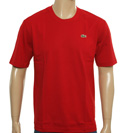 Lacoste Red Round Neck T-Shirt
