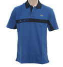 Lacoste Royal Blue and Black Polo Shirt