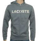 Lacoste Sport Airforce Blue Full Zip Hooded Sweatshirt