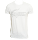 Lacoste Sport Beige and#39;Large Lacoste Crocand39; T-Shirt