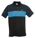 Lacoste Sport Black and Blue Polo Shirt