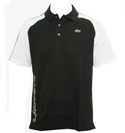 Lacoste Sport Black and White Polo Shirt