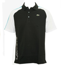 Lacoste Sport Black and White Polo Shirt