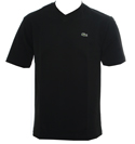 Lacoste Sport Black V-Neck T-Shirt