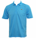 Lacoste Sport Mid Blue 1/4 Zip Polo Shirt