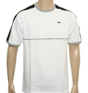 Lacoste Sport White, Black and Grey T-Shirt