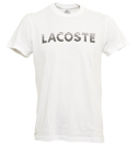 Lacoste Sport White T-Shirt with Black Logo