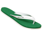 Lacoste Spright Green/White Flop Flops