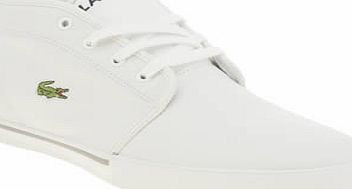 Lacoste White Ampthill Lcr Trainers
