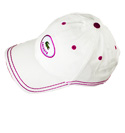 White and Purple Baseball Cap