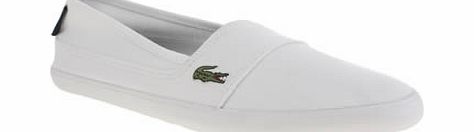 Lacoste White Marice Trainers