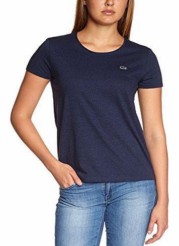 Womens Crew Neck Short Sleeve T-Shirt - Blue - Blau (DARK INDIGO BLUE 3GF) - 16
