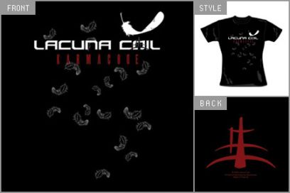 Lacuna Coil (Features) Skinny T-shirt