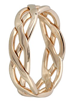 Ladies 9ct Gold 5mm Celtic Wedding Ring