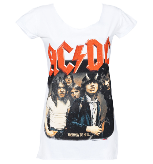 Ladies AC/DC Highway To Hell T-Shirt from