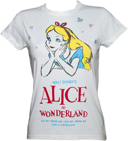 ladies Alice In Wonderland T-Shirt