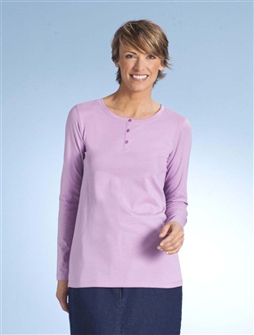 Basic Jersey T-Shirt Top with Grandad