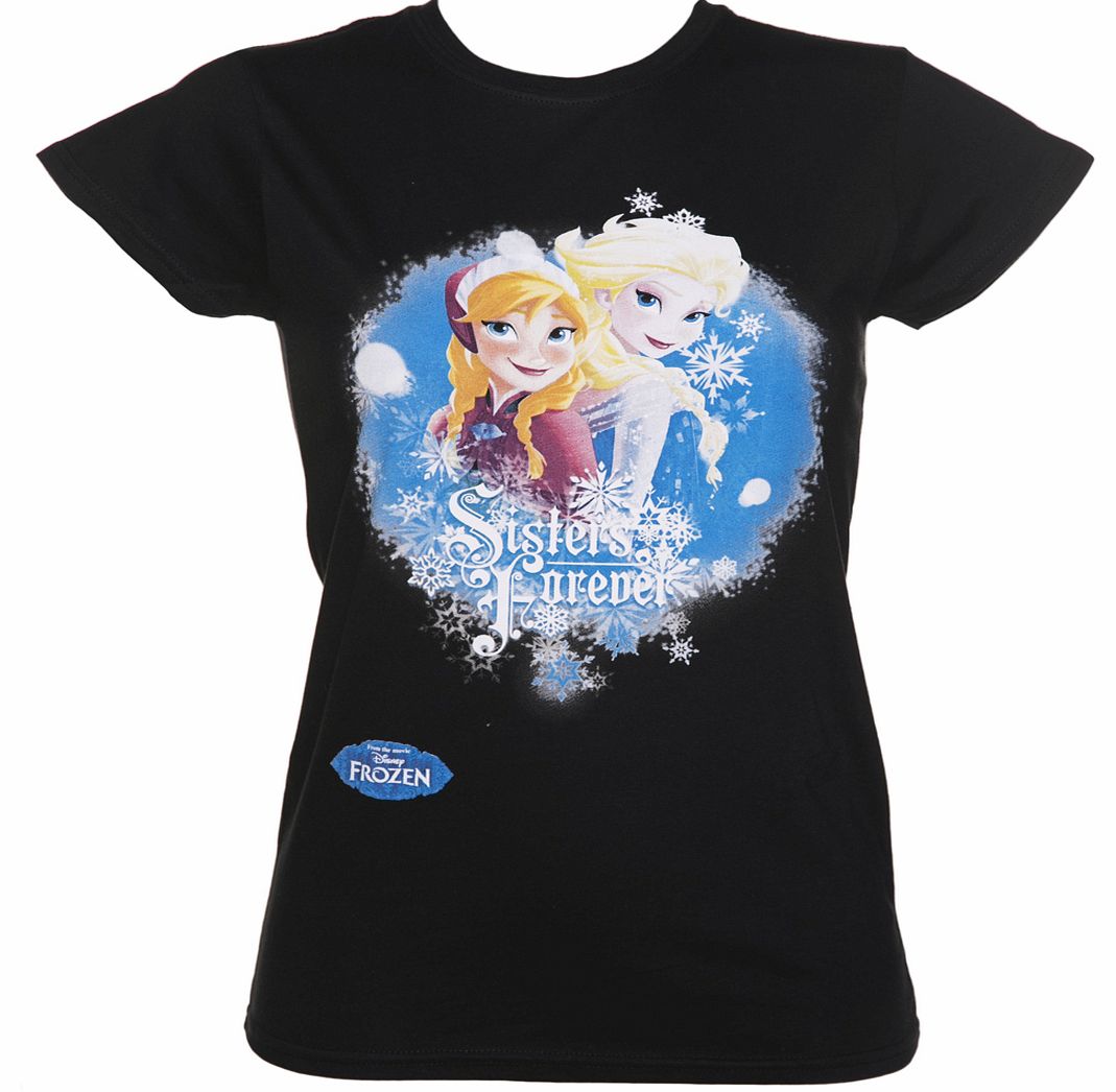 Black Frozen Sisters Forever T-Shirt