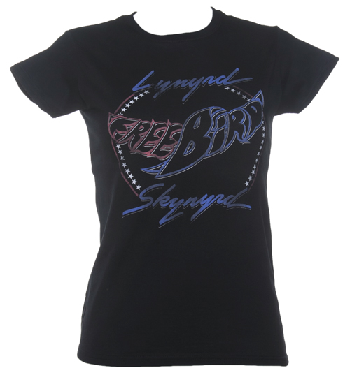Ladies Black Lynyrd Skynyrd Free Bird T-Shirt