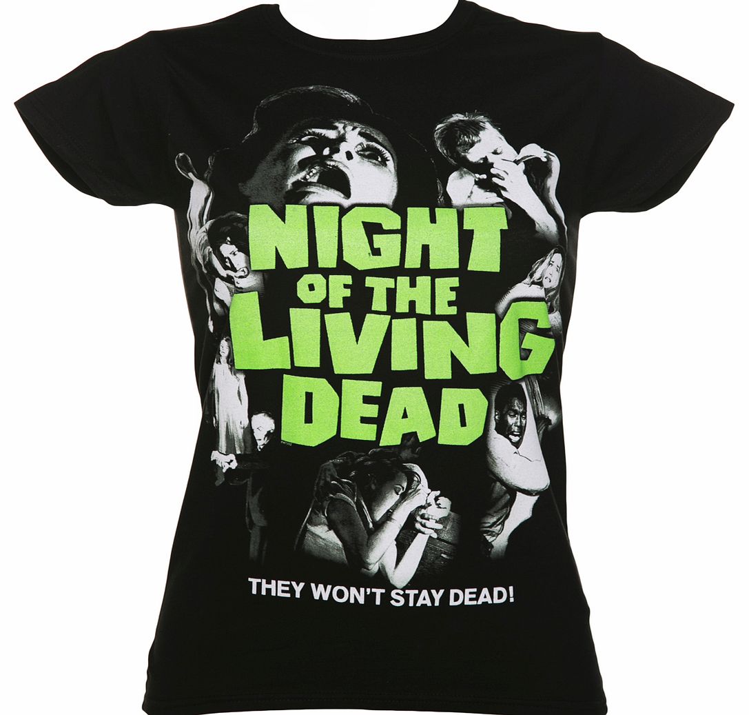 Ladies Black Night Of The Living Dead T-Shirt