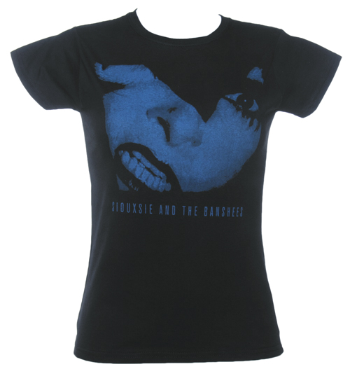 Ladies Black Siouxsie And The Banshees T-Shirt