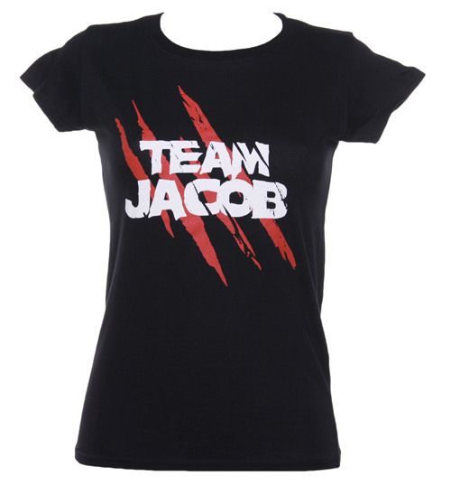 Ladies Black Twilight Team Jacob T-Shirt