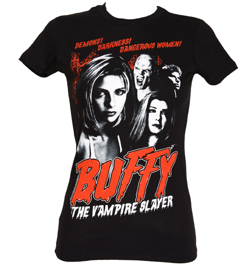 Ladies Buffy The Vampire Slayer Demons T-Shirt