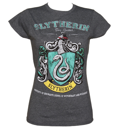 Ladies Charcoal Harry Potter Slytherin Team