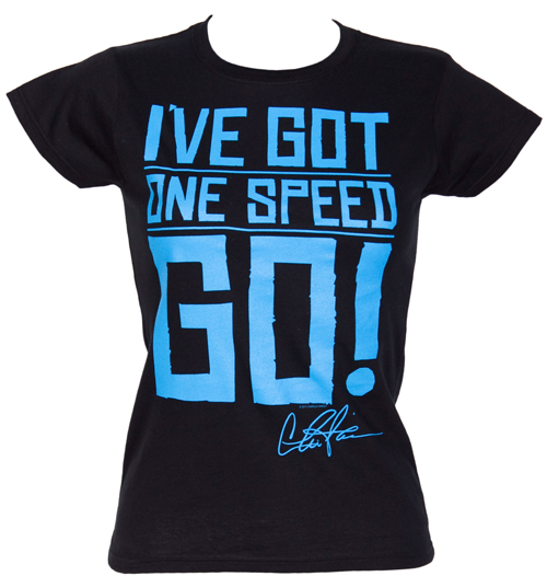 Ladies Charlie Sheen One Speed Go T-Shirt