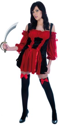 Ladies Costume: Captains Wench (Size X-Small)