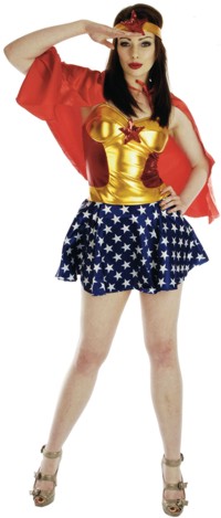 ladies Costume: Miss Stars n Stripes (Size XSmall)