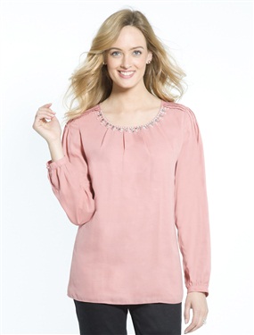 Cr&ecirc;pe Blouse