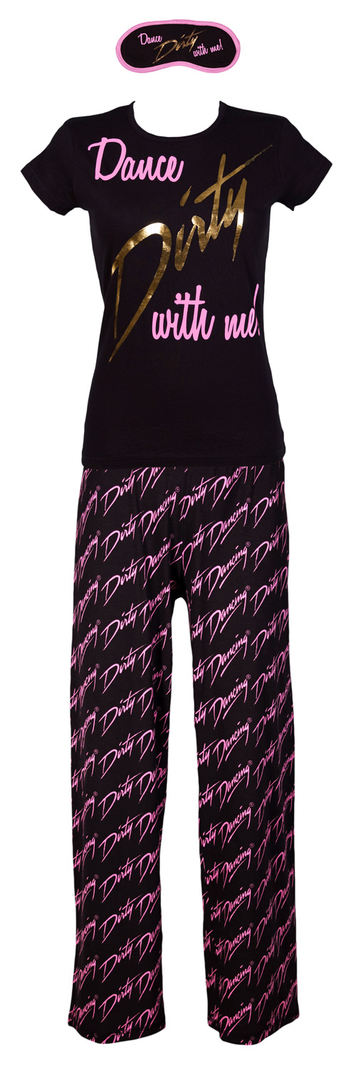 Ladies Dance Dirty Dirty Dancing PJ and Eyemask