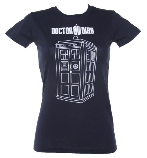 Ladies Dr Who Tardis T-Shirt
