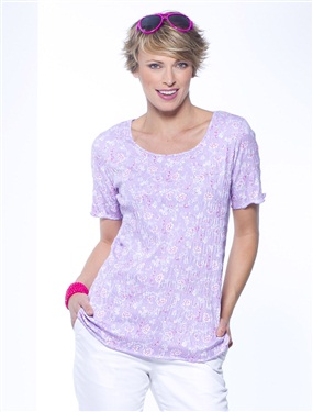 Ladies Easy Care Textured T-Shirt