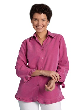 Ladies Frilled Blouse in Soft Fabric