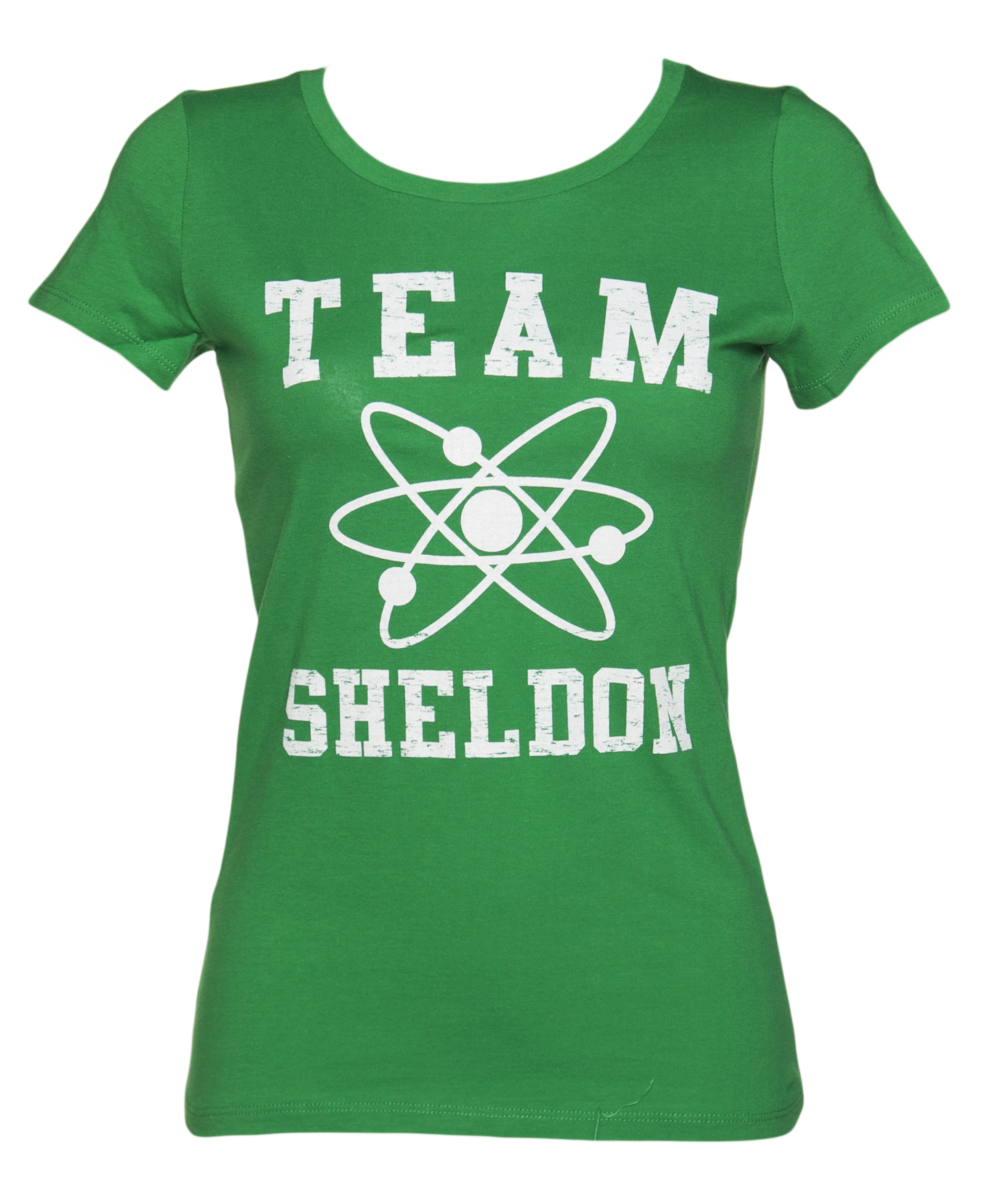 Ladies Green Team Sheldon Big Bang Theory T-Shirt