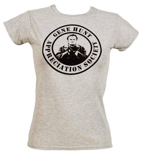 ladies Grey Gene Hunt Appreciation Society T-Shirt