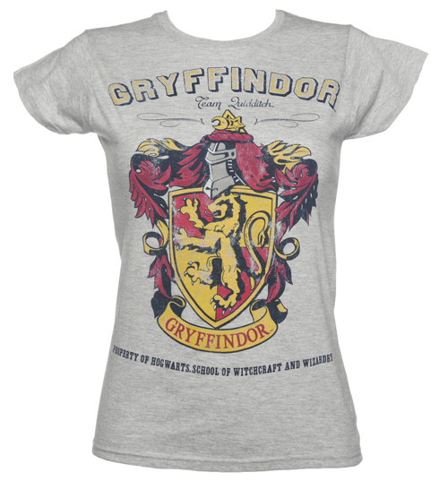 Ladies Grey Harry Potter Gryffindor Team