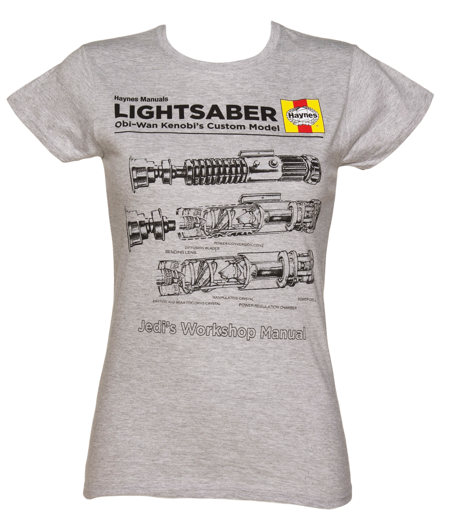 Ladies Grey Marl Haynes Manual Light Saber