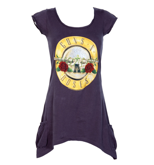 Ladies Guns N Roses Drum Pocket Dress from