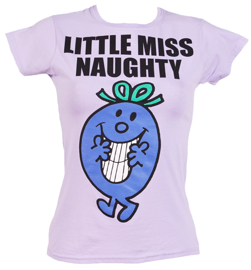 ladies Little Miss Naughty T-Shirt