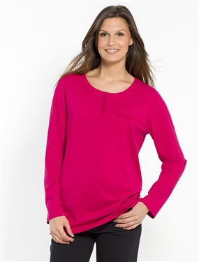 Ladies Long-Sleeved T-Shirt Style Nightshirt