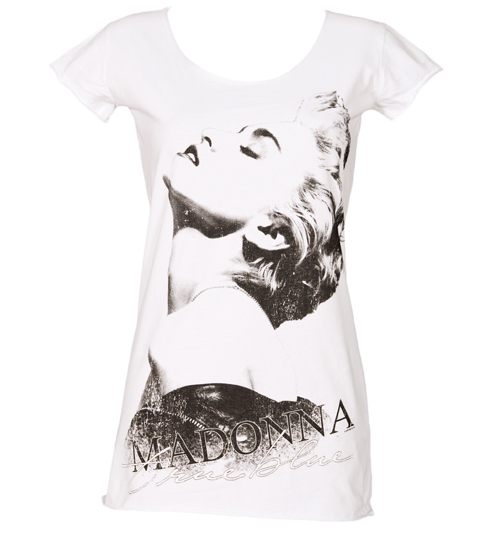Ladies Madonna True Blue T-Shirt from Amplified