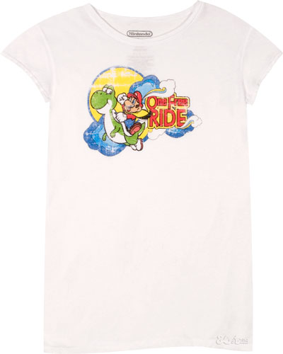Mario and Yoshi Free Ride T-Shirt