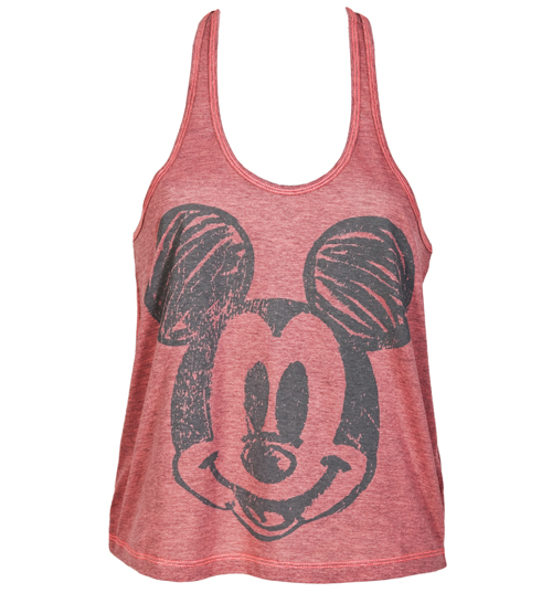 Ladies Mickey Mouse Cropped Vest