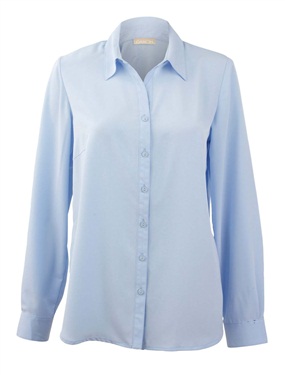 Ladies Microfibre Shirt Style Blouse
