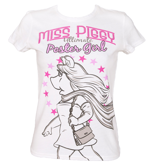 ladies Miss Piggy Ultimate Poster Girl T-Shirt